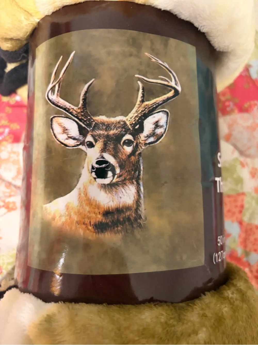 Deer soft throw 50x60 NEW